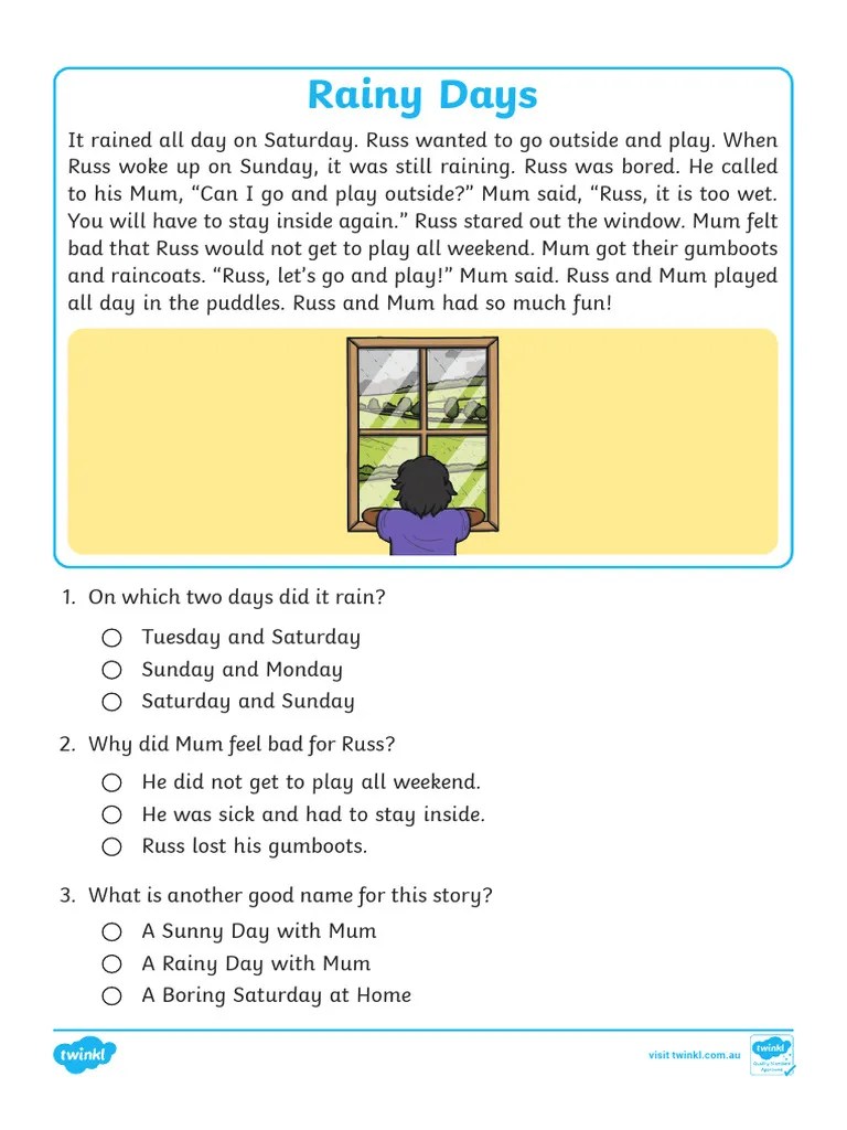 Rainy Days | PDF