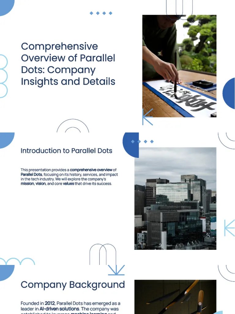 Slidesgo Comprehensive Overview Of Parallel Dots Company Insights And ...