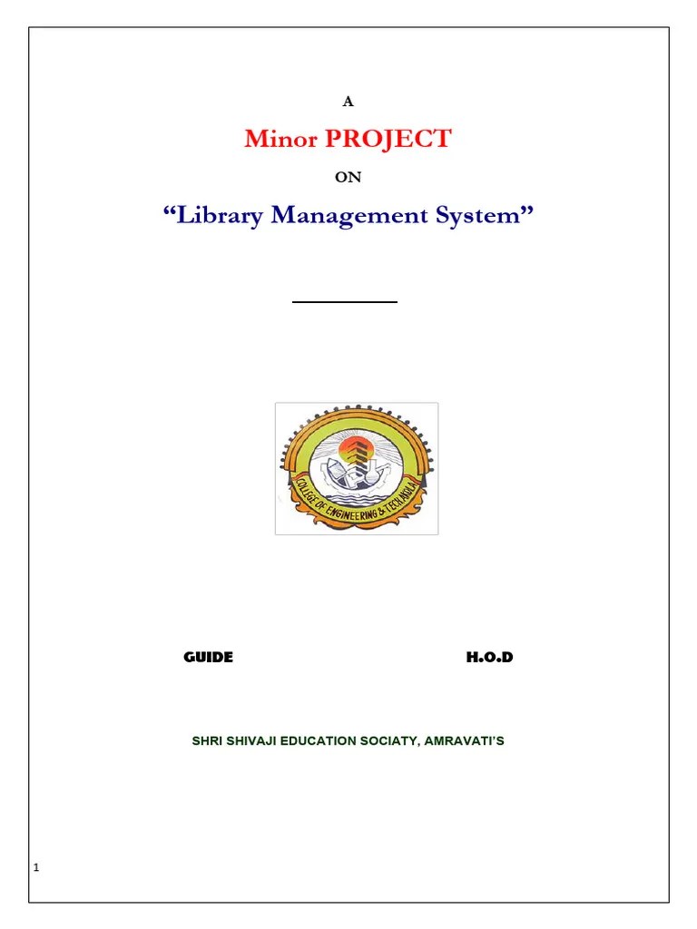 Library Management System | PDF | Databases | Relational Database