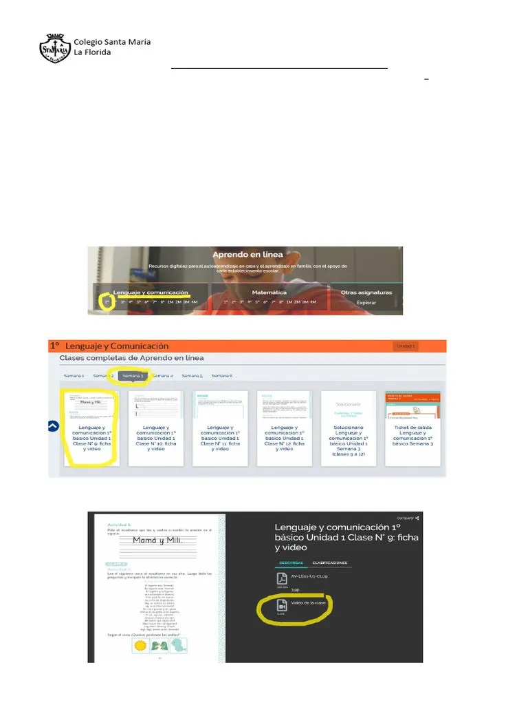 1°-Básico-Lenguaje-Guía-6-Profesoras-Primeros-Básicos | PDF