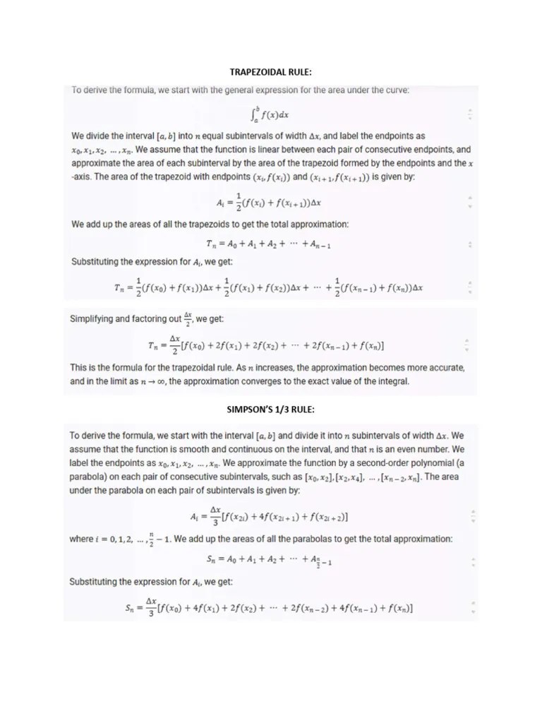 Computer Oriented Numerical Analysis Derivations Unit 3 | PDF