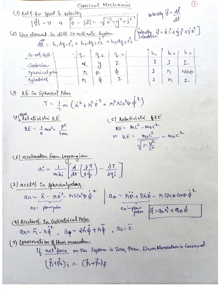 Classical Mechanics | PDF