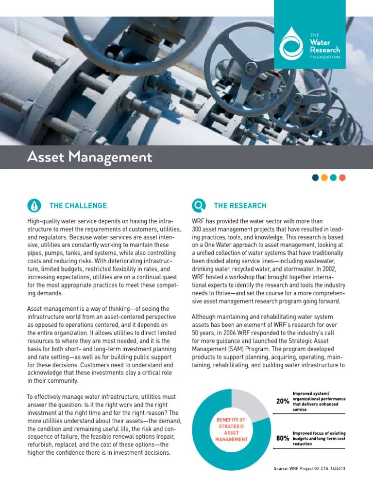 AssetManagement_2 | PDF | Asset Management | Water Supply Network