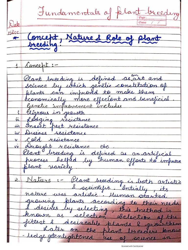 Plant Breeding | PDF