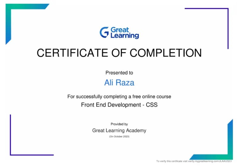 Css Certification | PDF