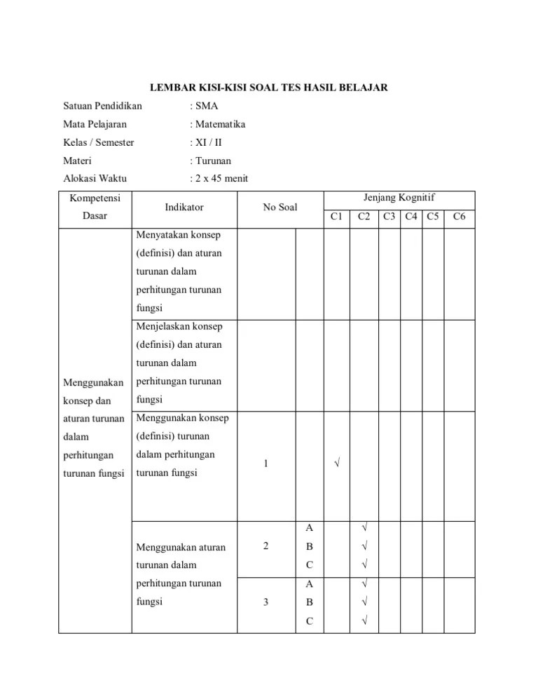 Contoh soal pemahaman (comprehension) c2 pada jenjang ini siswa diharapkan kemampuannya untuk mengerti makna dari informasi yang diperoleh baik berupa fakta, konsep, dan prinsip. Contoh Soal Matematika C1 C2 C3 C4 C5 C6 - Contoh Soal Terbaru