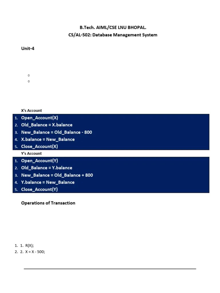 Unit 5 Dbms Lnu Pdf Databases Table Database - Desktop Nature Arts for Desktop