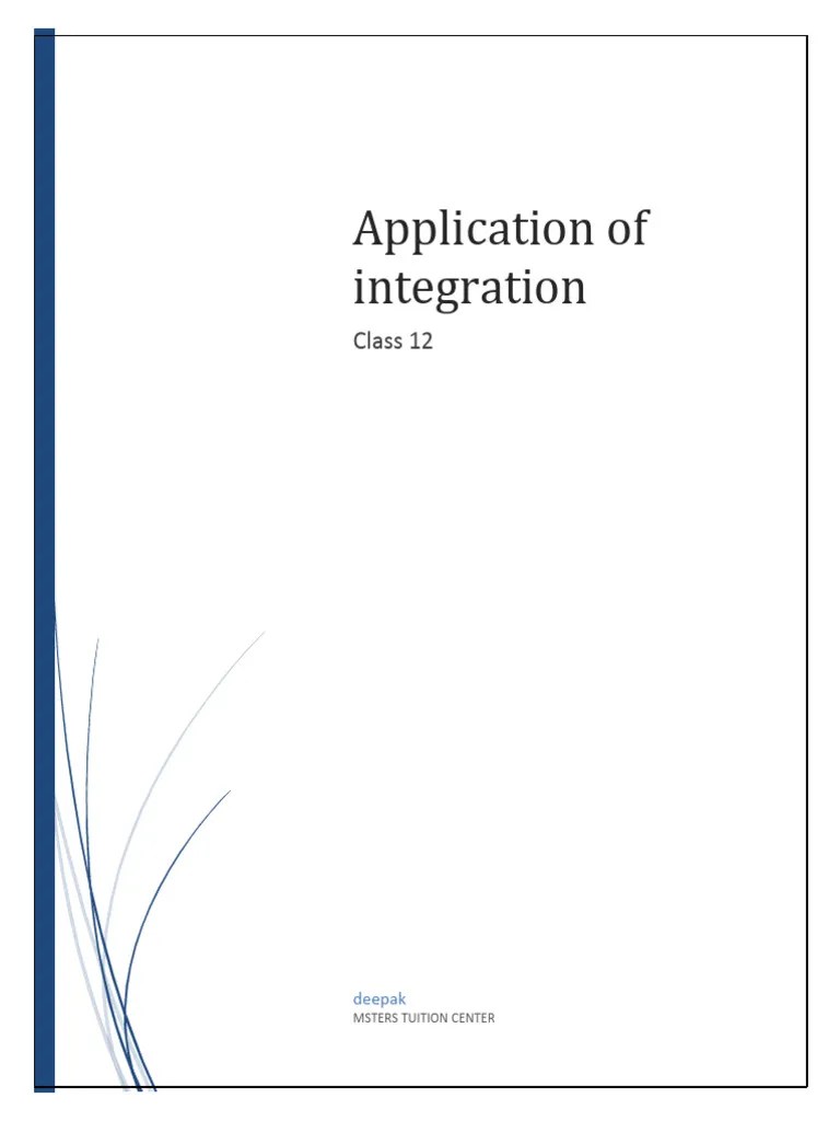 Area Under Curve | PDF | Area | Integral