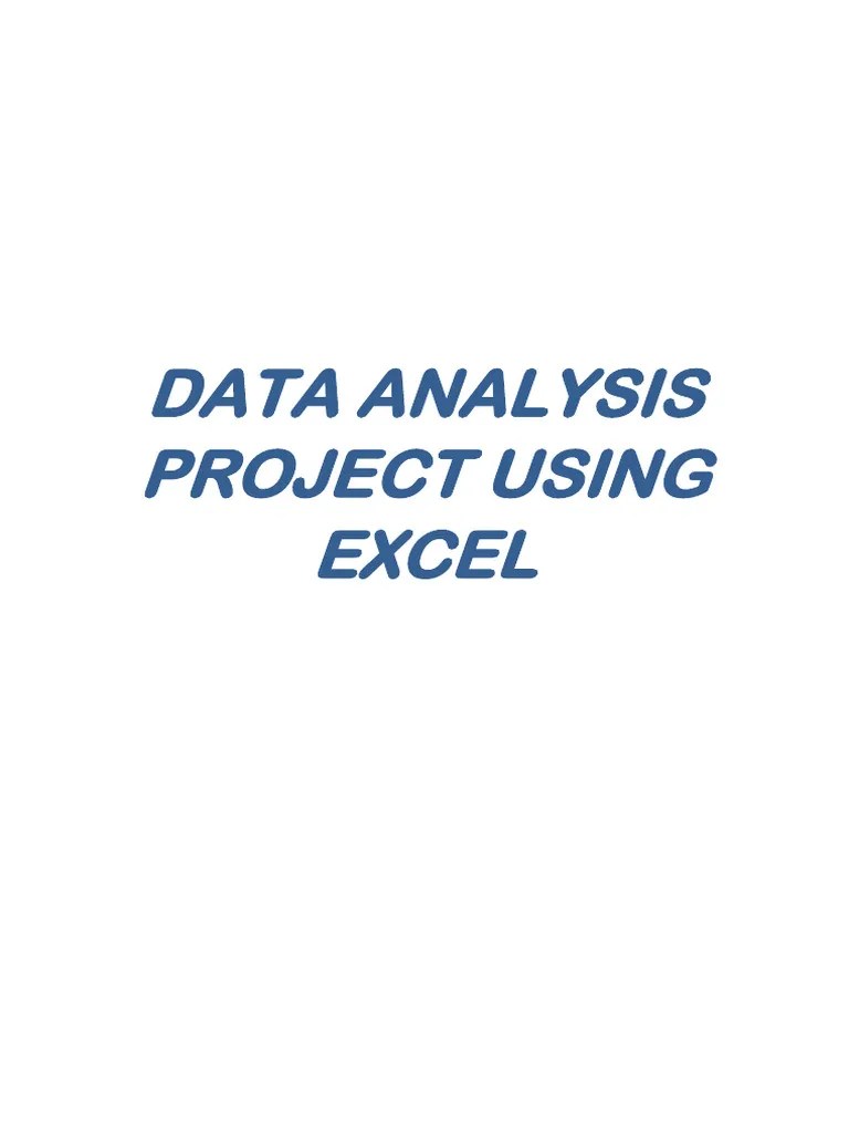 DATA ANALYSIS PROJECT USING EXCEL | PDF | Precipitation | Rain