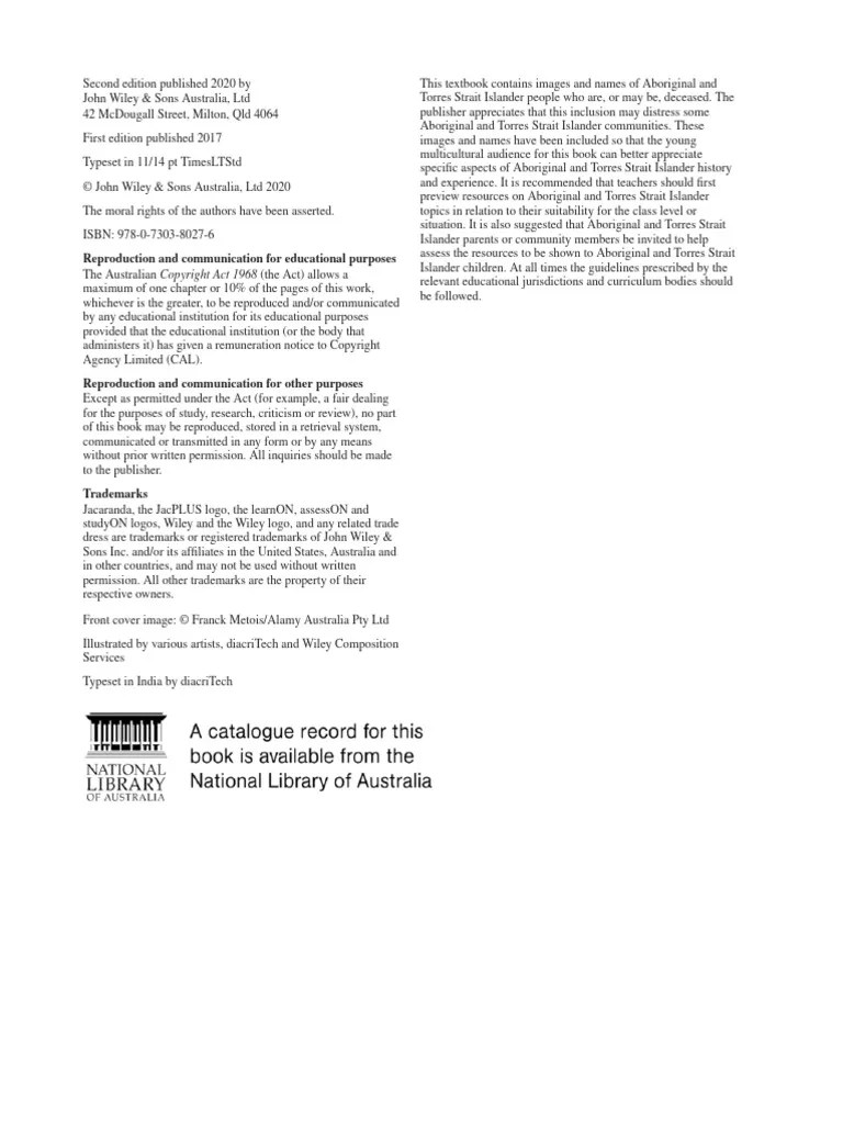 Jacaranda History Textbook Page 5 | PDF | Copyright | Business Law