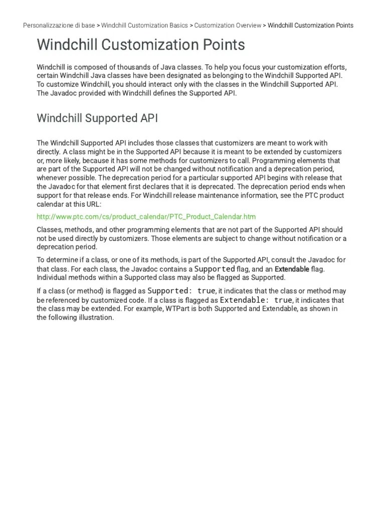 Windchill Customization Points | PDF | Java (Programming Language ...