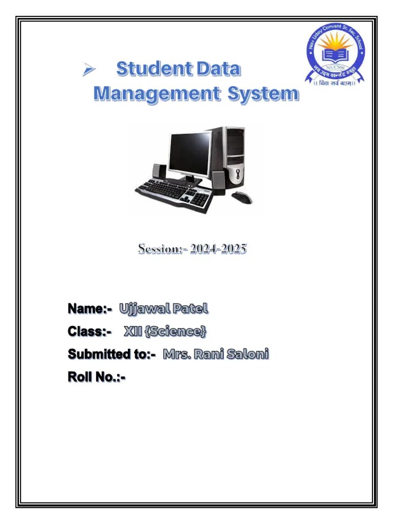 Student Data Management System | PDF