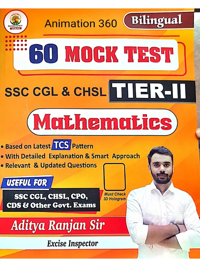 60 Mock Tests SSC CGL Tier-2 Aditya Ranjan | PDF