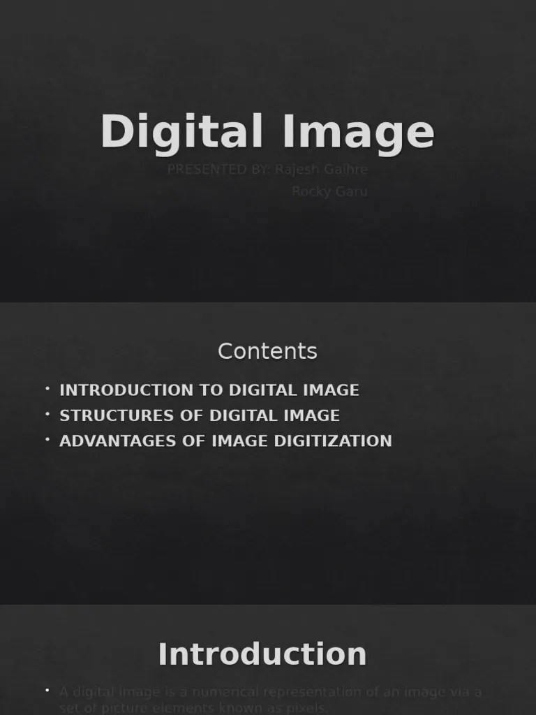 Digital Image-1 | PDF | Pixel | Digital Image