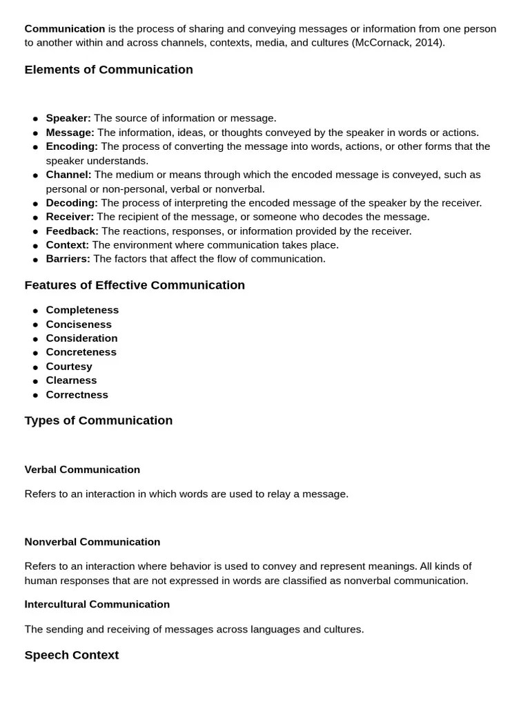 OralCom | PDF | Communication | Nonverbal Communication