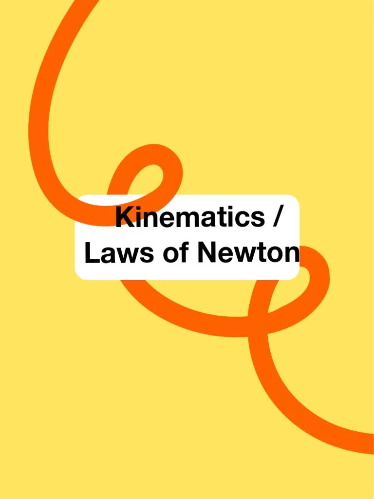 Kinematics [ Motion _ Forces ] | PDF | Space | Kinematics