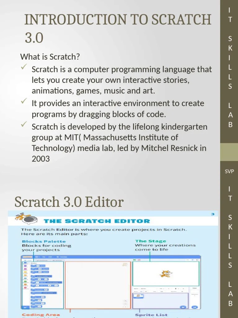 Introduction To Scratch 3 | PDF | Scratch (Programming Language ...