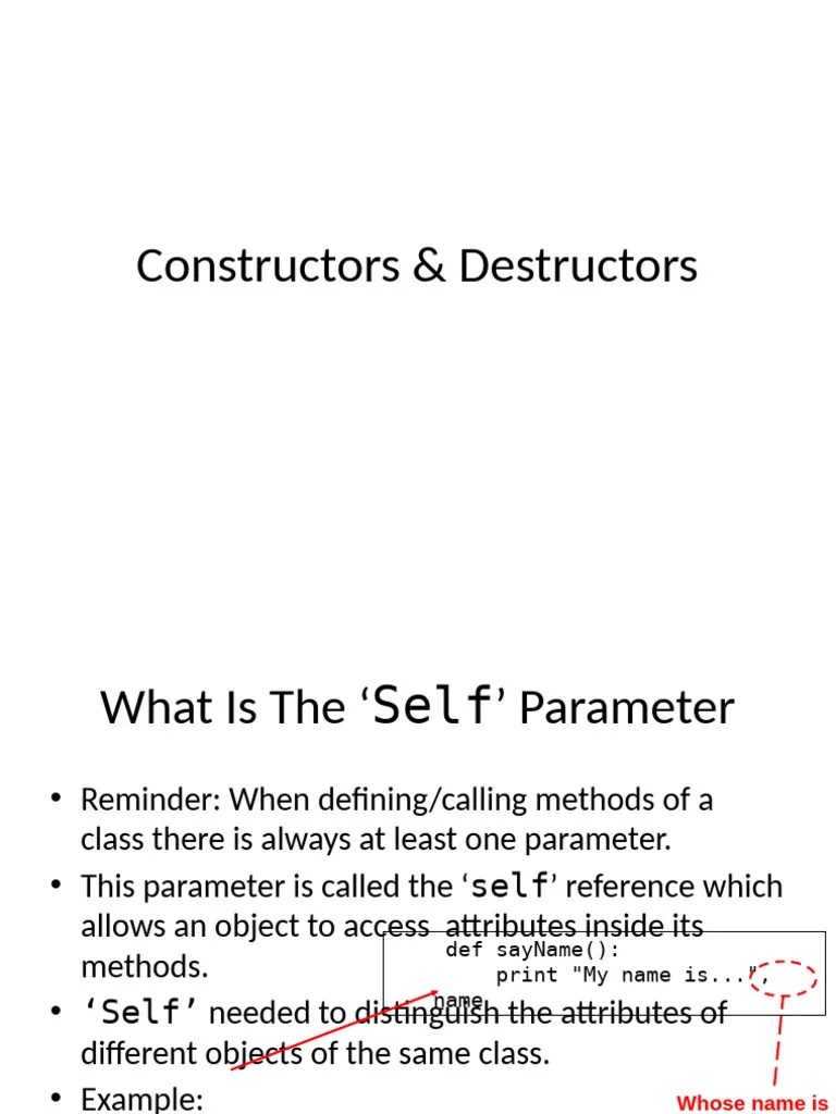 Lesson 02_Constructors & Destructors | PDF | Programming | Constructor ...