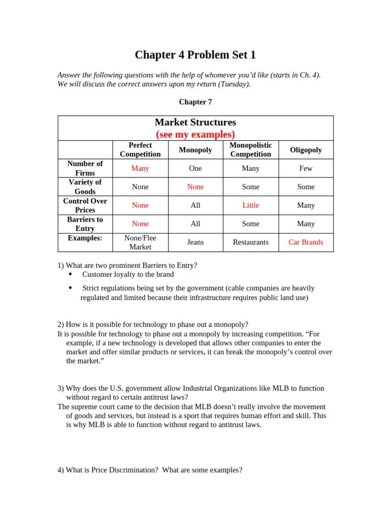 Econ. Problem Set | PDF | Monopoly | Economic Surplus
