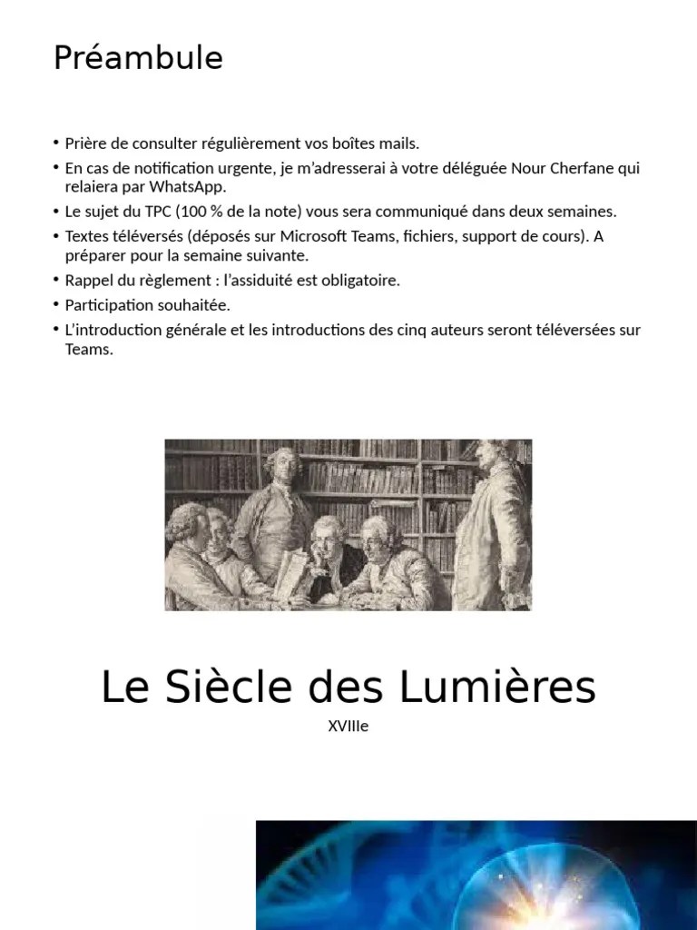 Le Siècle Des Lumières | PDF | Voltaire | Romans
