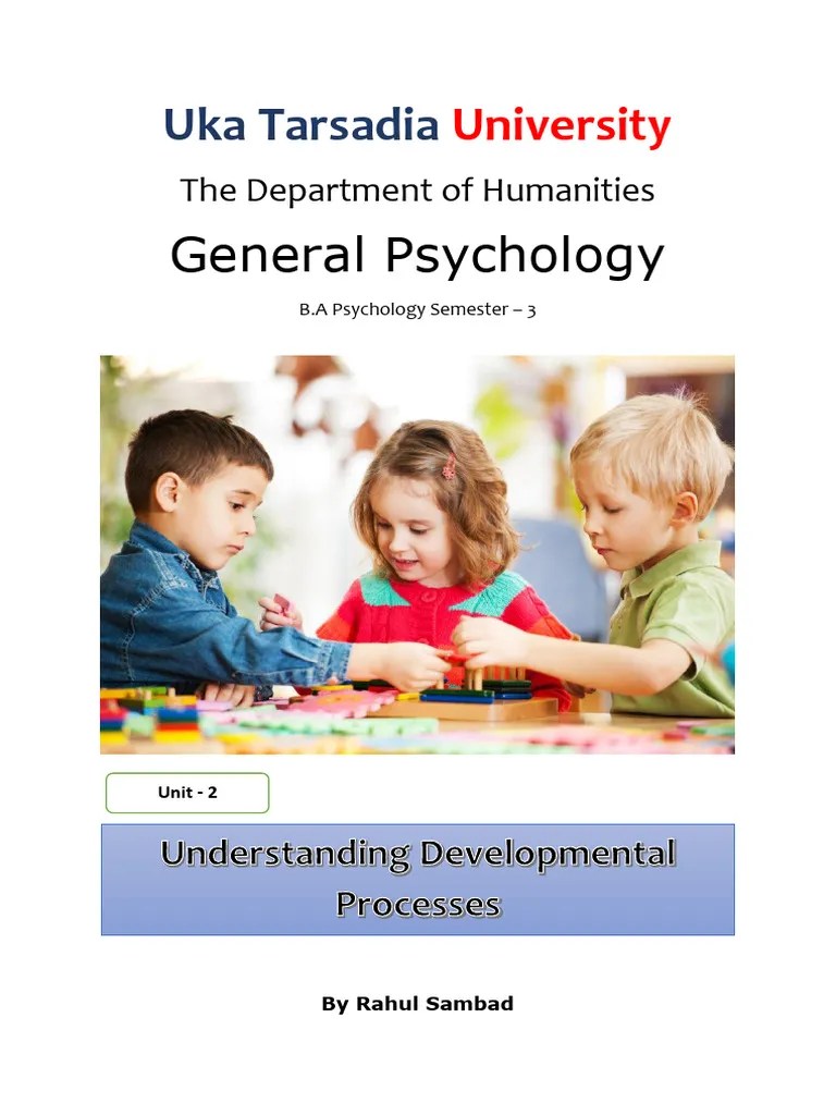 Doc General Ch 3 Final Pdf Developmental Psychology Cognitive