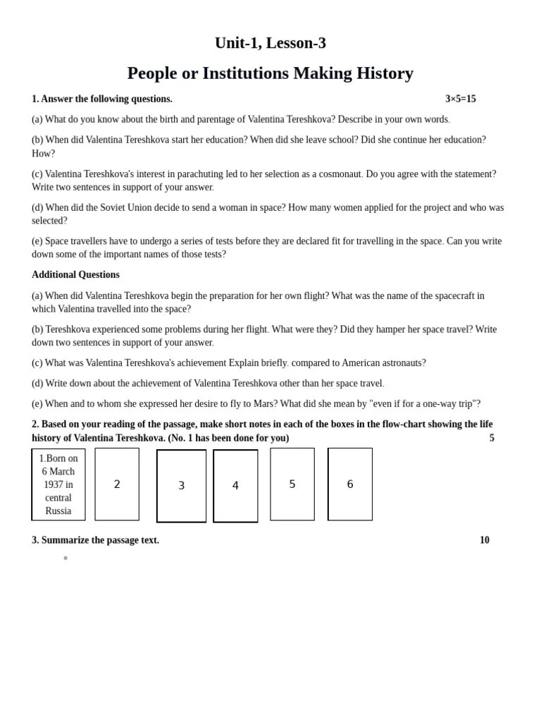 Unit 1, Lesson 3 | PDF