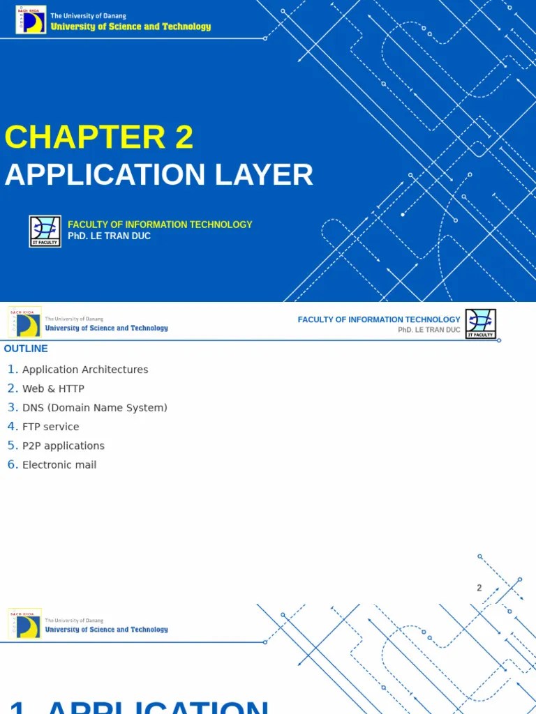 Chapter 2 - Application Layer | PDF | Domain Name System | File Transfer Protocol