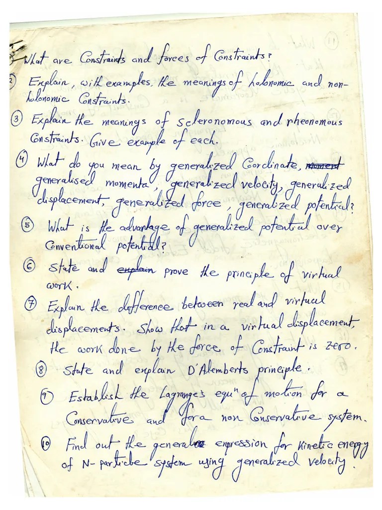 Chapter-2=Lagrangian Formulation | PDF