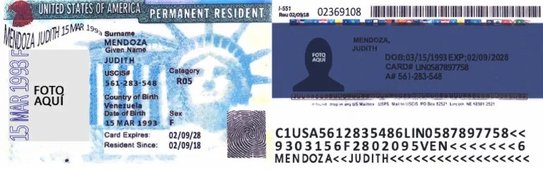 Permanent Resident Card | PDF