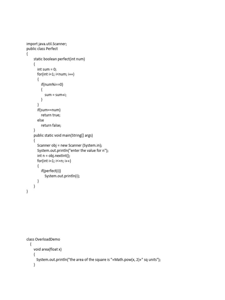 Exam Paper Java Programs | PDF | String (Computer Science) | Computer ...