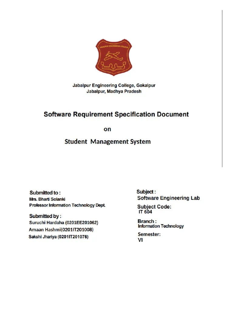 Student-attendance-management-system (1) | PDF | Databases | Software