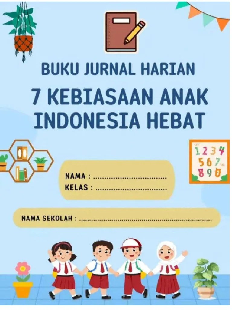 Jurnal SD 7 Kebiasaan Anak Indonesia Hebat | PDF