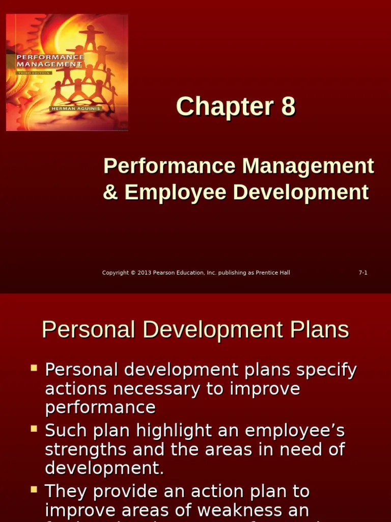 Chapter 8 Performance Management And Employee Development | PDF ...