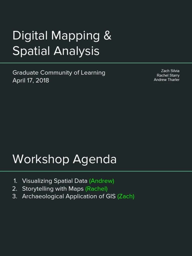 Digital Mapping Spatial Analysis | PDF | Topography | Geographic ...