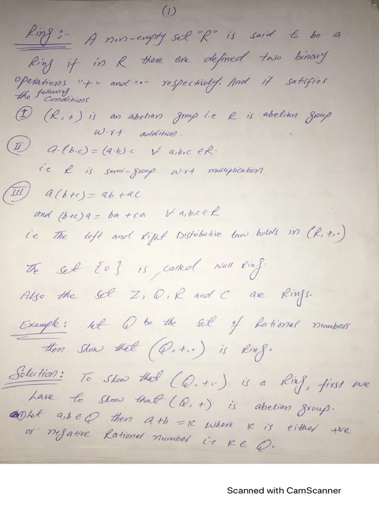 Linear Algebra Hand Written Notes | PDF