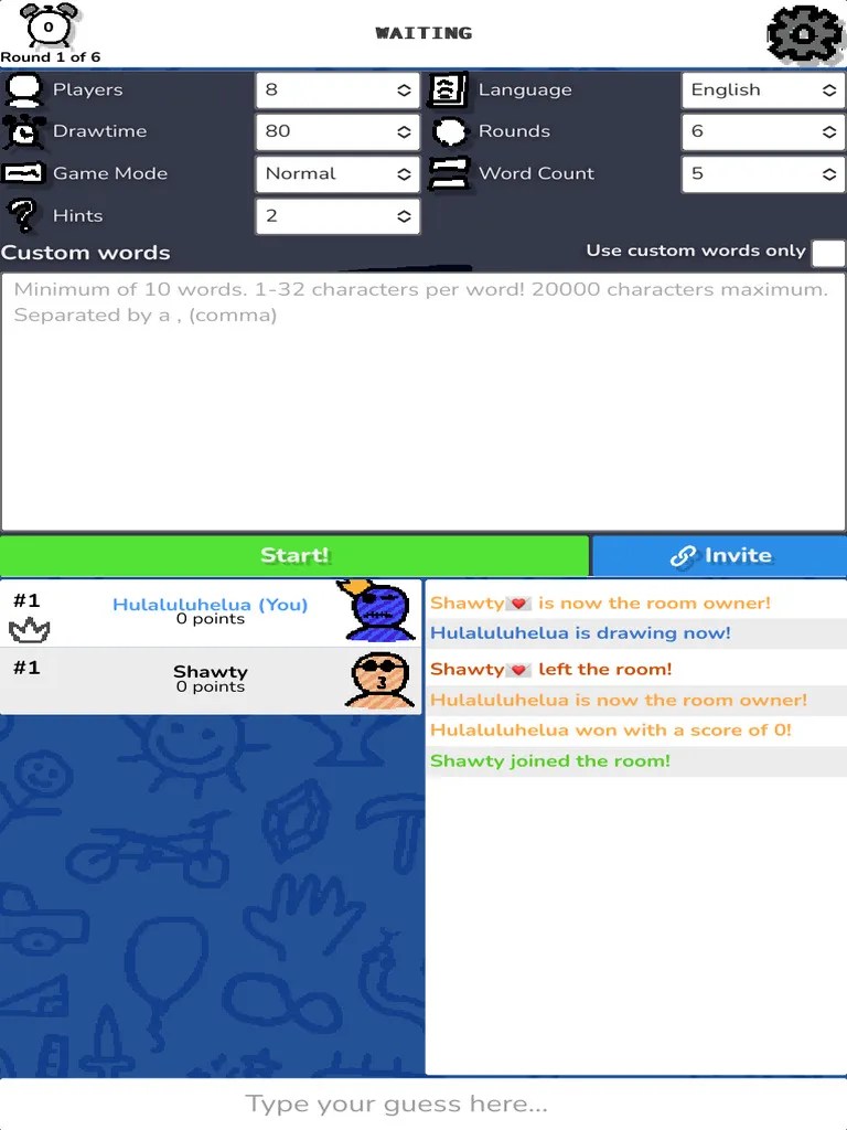 Skribbl - Free Multiplayer Drawing & Guessing Game | PDF