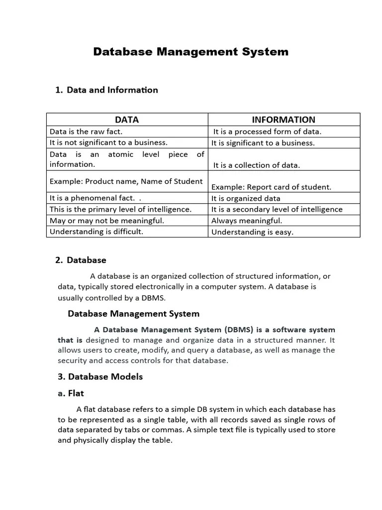 Database_Management_System | PDF | Databases | Relational Model