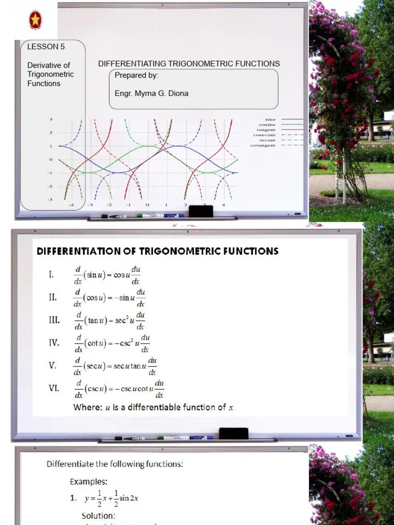 C1Lesson 5 - Trigonometric Functions | PDF