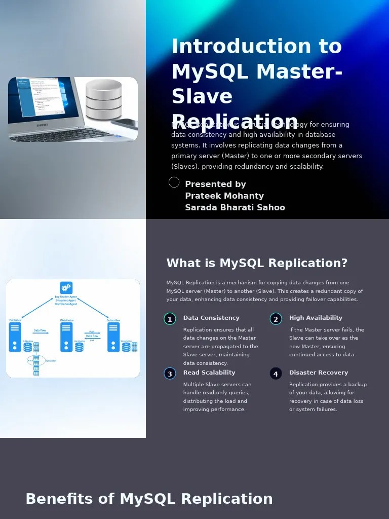 Introduction To MySQL Master Slave Replication | PDF | Replication ...