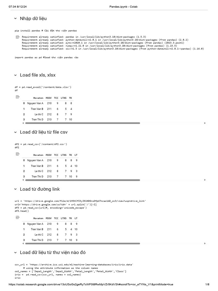 Pandas.ipynb - Colab | PDF | Computing | Computer Architecture