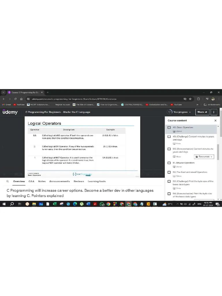 Logical Operators C Program | PDF