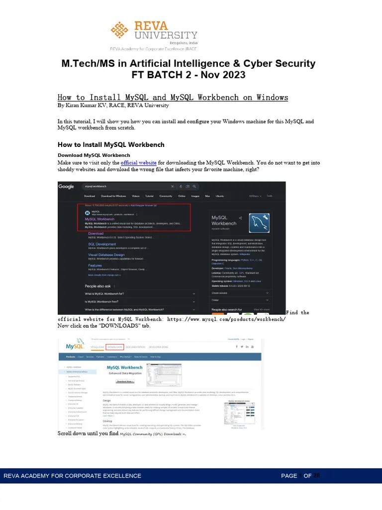 Install_MySql_Workbench | PDF | My Sql | Directory (Computing)