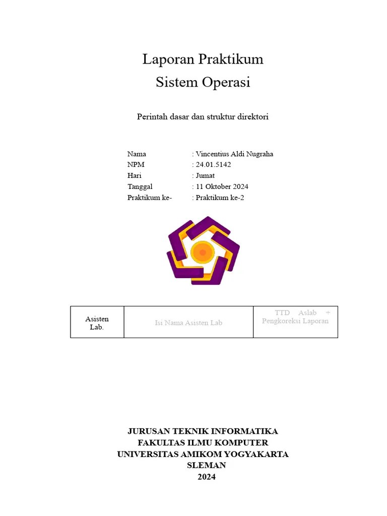 Laporan Praktikum 2 Sistem Operasi | PDF