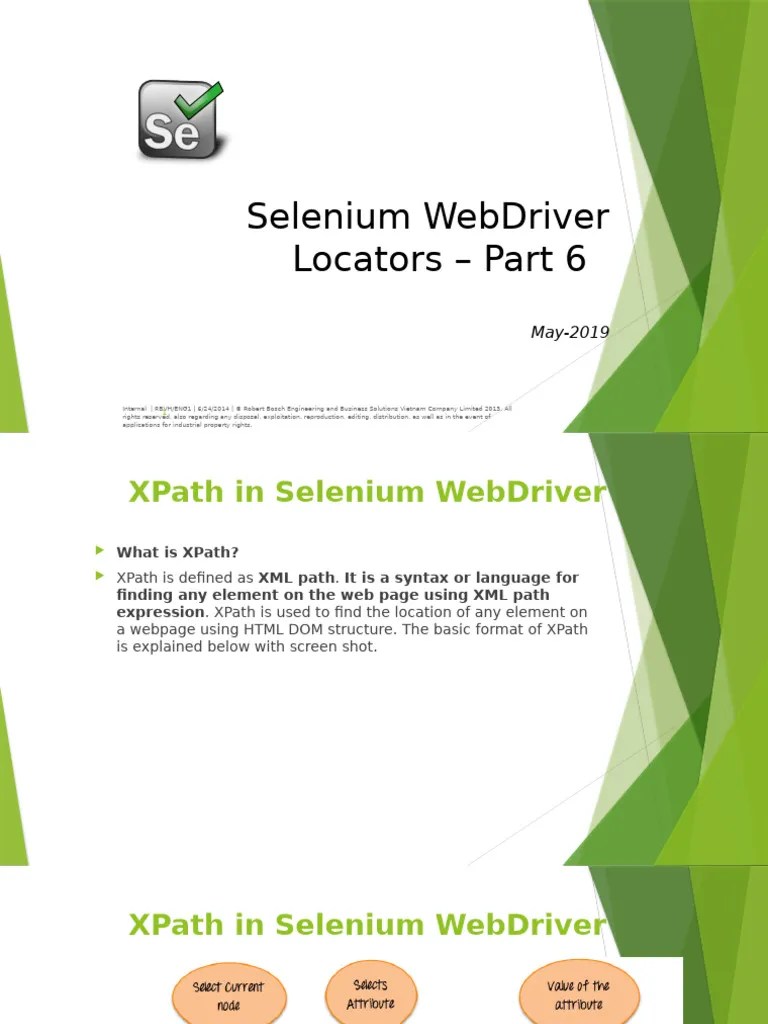 04 - 01 - Selenium WebDriver Locators - Part6-XPath In Selenium WebDriver | PDF | X Path ...