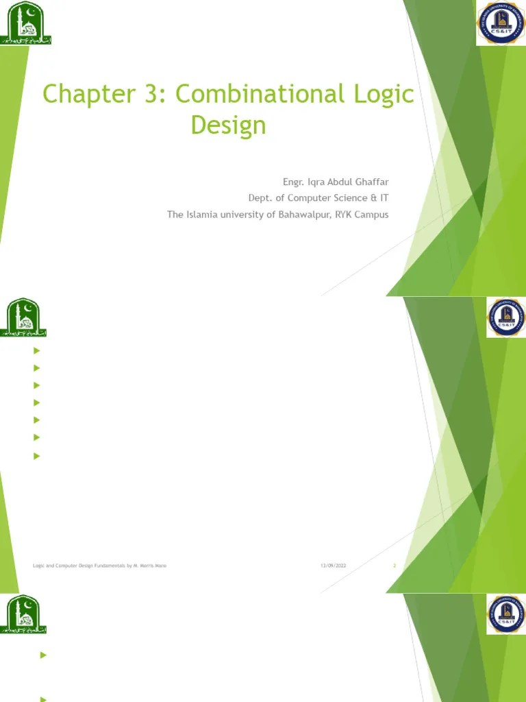 Chapter 3 Combinational Logic Design Part 2 | PDF | Electronic Design ...