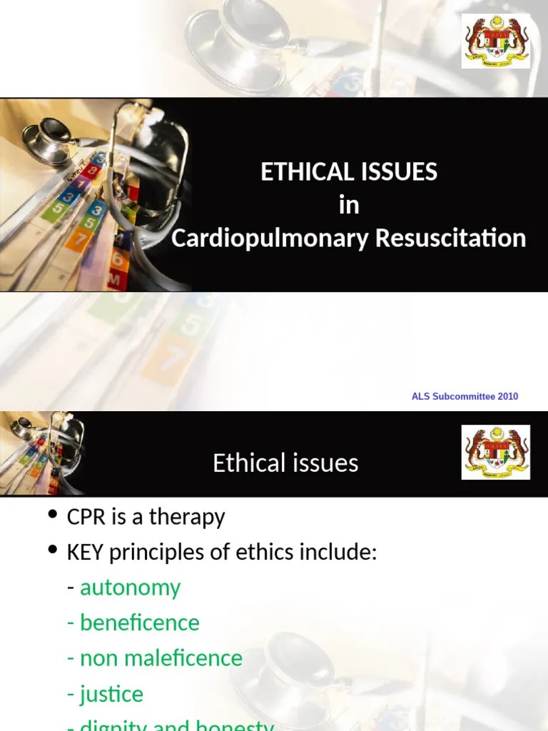 Ethical Issues | PDF | Medical Ethics | Cardiopulmonary Resuscitation