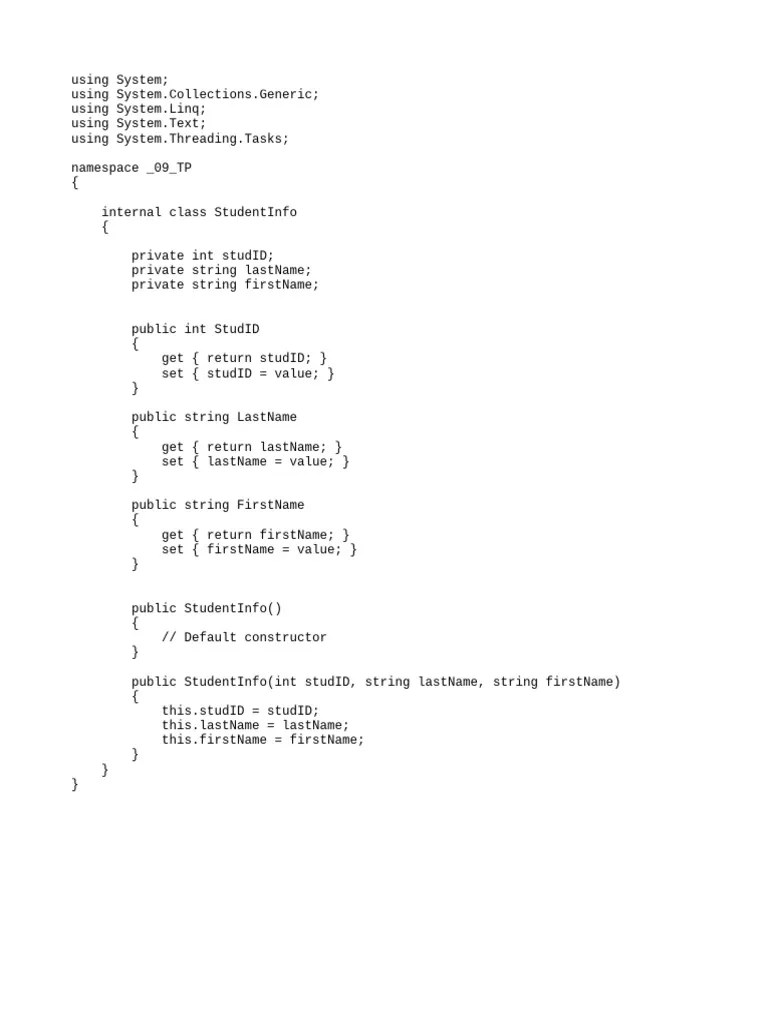 Student_info_class | PDF