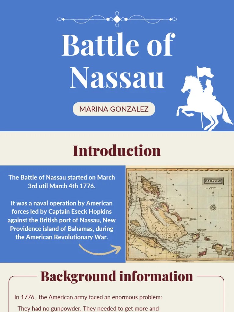 Battle Of Nassau - Marina Gonzalez | PDF