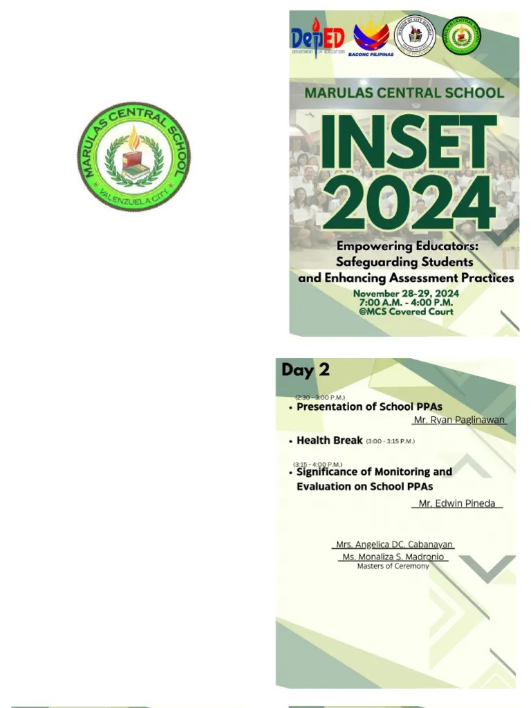 INSET PROGRAM | PDF