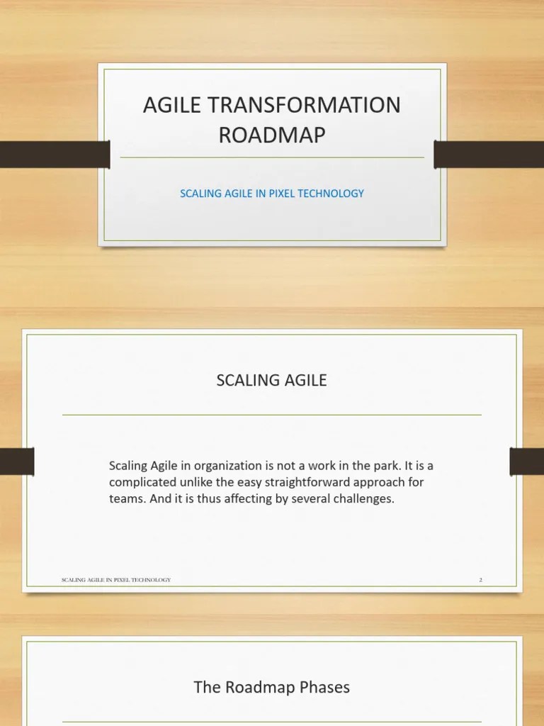 AGILE TRANSFORMATION ROADMAP | PDF | Agile Software Development | Business